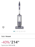 Shark Rotator Powered Lift-Away Upright Vacuum with Crevice Tool and Pet Multi-Tool with a Rose Gunmetal Finish