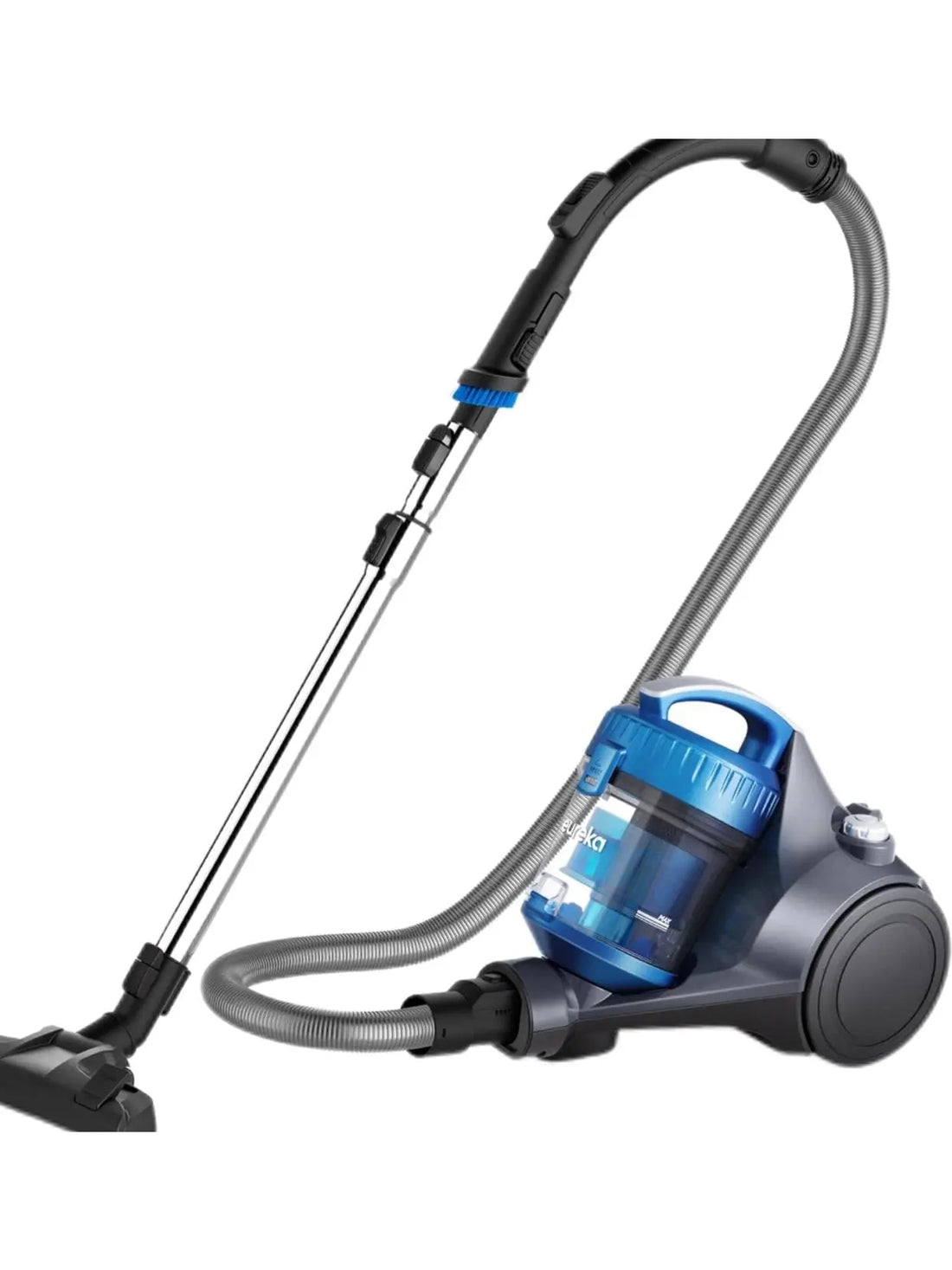 Eureka WhirlWind Bagless Canister Vacuum Cleaner, Lightweight Vac for Carpets and Hard Floors, Blue