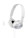 Sony MDR-ZX310AP ZX Series Wired On Ear Headphones with mic, Blue, 1 x 1 x 1 inche