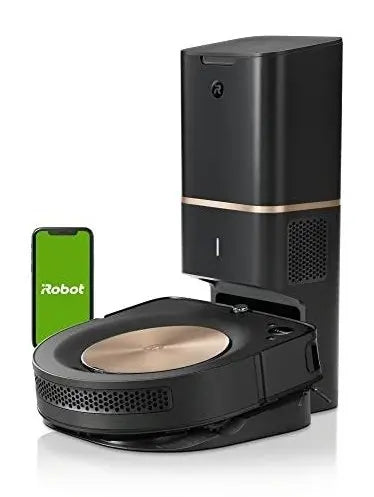 iRobot Roomba s9+ Self Emptying Robot Vacuum - Empties Itself for 60 Days, Detects & Cleans Around Objects in Your Home, Smart Mapping, Powerful Suction, Corner & Edge Cleaning