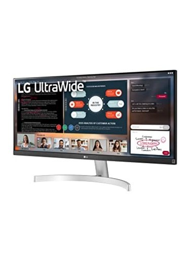 LG UltraWide WFHD 29-Inch FHD 1080p Computer Monitor 29WN600-W, IPS with HDR 10 Compatibility, Silver