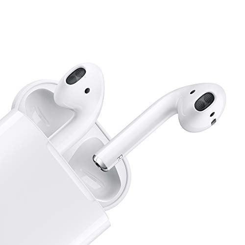 Apple AirPods (2nd Generation) Wireless Ear Buds, Bluetooth Headphones with Lightning Charging Case Included, Over 24 Hours of Battery Life, Effortless Setup for iPhone - ANM Liquidation