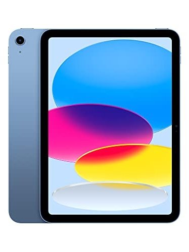 Apple iPad 10th Generation : with A14 Bionic chip, 10.9-inch Liquid Retina Display, 256GB, Wi-Fi 6, 12MP front/12MP Back Camera, Touch ID, All-Day Battery Life – Blue