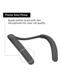Sony SRS-NB10 Wireless Neckband Bluetooth Speaker Comfortable and Lightweight with Technology to Work from Home, Built-in mic, 20 Hours of Battery Life, and IPX4 Splash-Resistant- Charcoal Gray