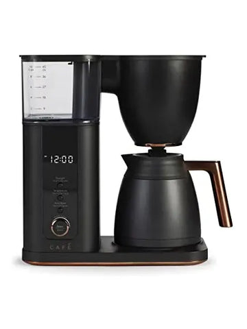 Café Specialty Drip Coffee Maker | 10-Cup Insulated Thermal Carafe | WiFi Enabled Voice-to-Brew Technology | Smart Home Kitchen Essentials | SCA Certified, Barista-Quality Brew | Matte Black - ANM Liquidation