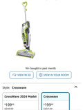 BISSELL CrossWave Floor and Area Rug Cleaner, Wet-Dry Vacuum with Bonus Brush-Roll and Extra Filter, 1785A , Green