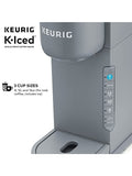 Keurig K-Iced Single Serve Coffee Maker - Brews Hot and Cold - Gray