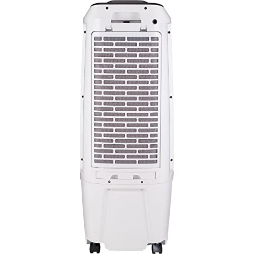 Honeywell 2.6 Gallon Indoor Portable Evaporative Air Cooler for Garage, Basement, Attic, 115V, for up to 120 Sq. Ft. with Remote, Quiet, Low Energy, Compact, White ANM Liquidation