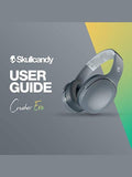 Skullcandy Crusher Evo Over-Ear Wireless Headphones with Sensory Bass with Charging Cable, 40 Hr Battery, Microphone, Works with iPhone Android and Bluetooth Devices - Grey