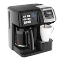 Hamilton Beach FlexBrew Trio 2-Way Coffee Maker, Compatible with K-Cup Pods or Grounds, Combo, Single Serve & Full 12c Pot, Black - Fast Brewing (49902) - ANM Liquidation