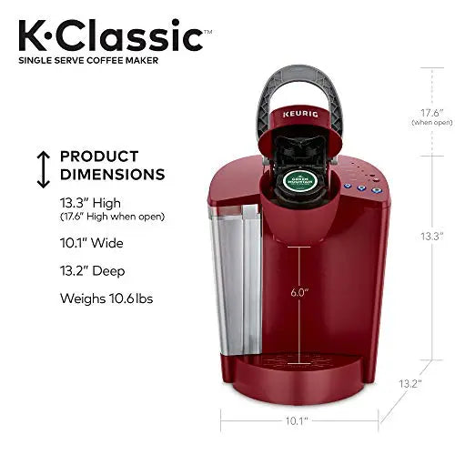 Keurig K-Classic Coffee Maker K-Cup Pod, Single Serve, Programmable, 6 to 10 oz. Brew Sizes, Black - ANM Liquidation