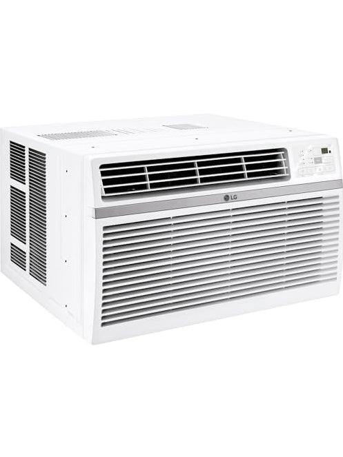 LG LW1824RD, White 18,000 Window Air Conditioner, 230/208V, 1,000 Sq.Ft. (25' x 40' Room Size), Quiet Operation, Electronic Control with Remote, 3 Cooling & Fan Speeds, Auto Restart, 18000 BTU ANM Liquidation