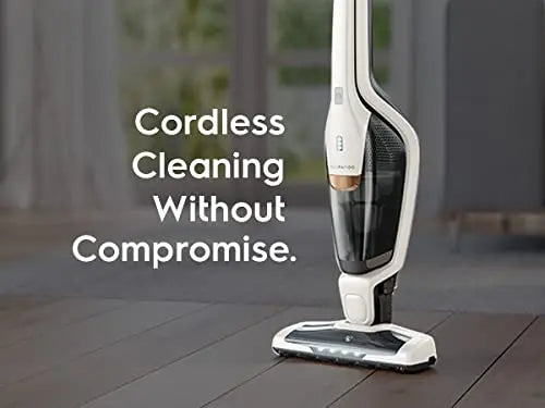 Electrolux Ergorapido Stick Cleaner Lightweight Cordless Vacuum with LED Nozzle Lights and Turbo Battery Power, for Carpets and Hard Floors, in, Satin White - ANM Liquidation