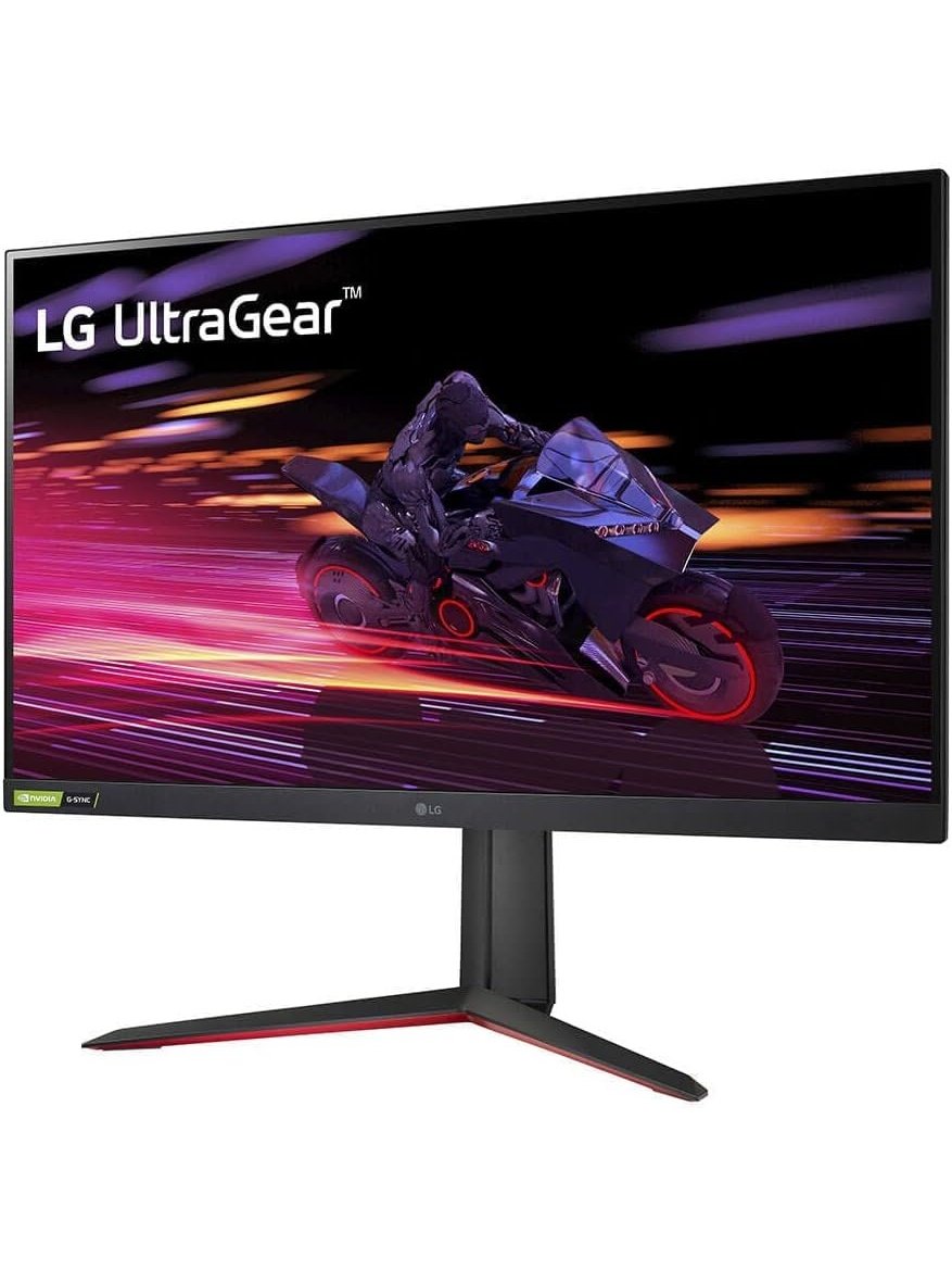LG UltraGear QHD 32-Inch Gaming Monitor 32GP750-B, IPS 1ms GtG with VESA DisplayHDR 400, NVIDIA G-SYNC and AMD FreeSync, 165Hz, Black