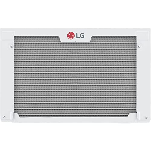 LG 18,000 BTU DUAL Inverter Smart Window Air Conditioner, 230V, Cools 1,000 Sq. Ft. for Bedroom, Living Room, Apartment, Ultra Quiet Operation, ENERGY STAR®, with LG ThinQ, Amazon Alexa & Hey Google ANM Liquidation