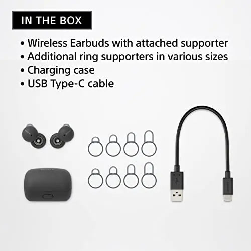 Sony LinkBuds Truly Wireless Earbud Headphones with an Open-Ring Design for Ambient Sounds and Alexa Built-in, Bluetooth Ear Buds Compatible with iPhone and Android, White - ANM Liquidation