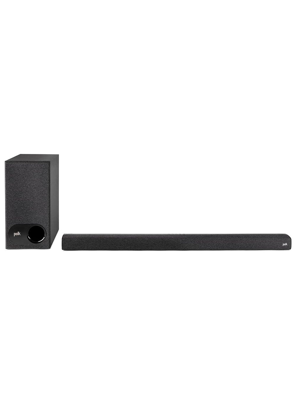 Polk Audio Signa S2 Low Profile TV Sound Bar, Works with 4K & HD TVs, Wireless Subwoofer, Includes HDMI & Optical Cables, Bluetooth Enabled, Black