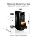 Nespresso Vertuo Plus Deluxe Coffee and Espresso Maker by De'Longhi, Matte Black - ANM Liquidation