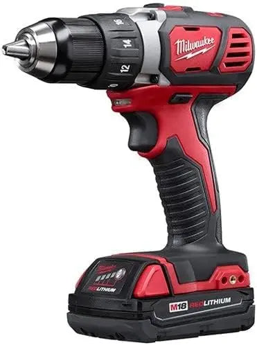 Milwaukee M18 18V Lithium-Ion 1/2 Inch Cordless Drill Driver Compact Kit 2606-21CT - ANM Liquidation