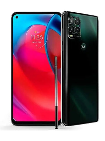 Motorola Moto G Stylus 5G | 2021 | 2-Day Battery | Unlocked | Made for US 4/128GB | 48MP Camera | Cosmic Emerald - ANM Liquidation