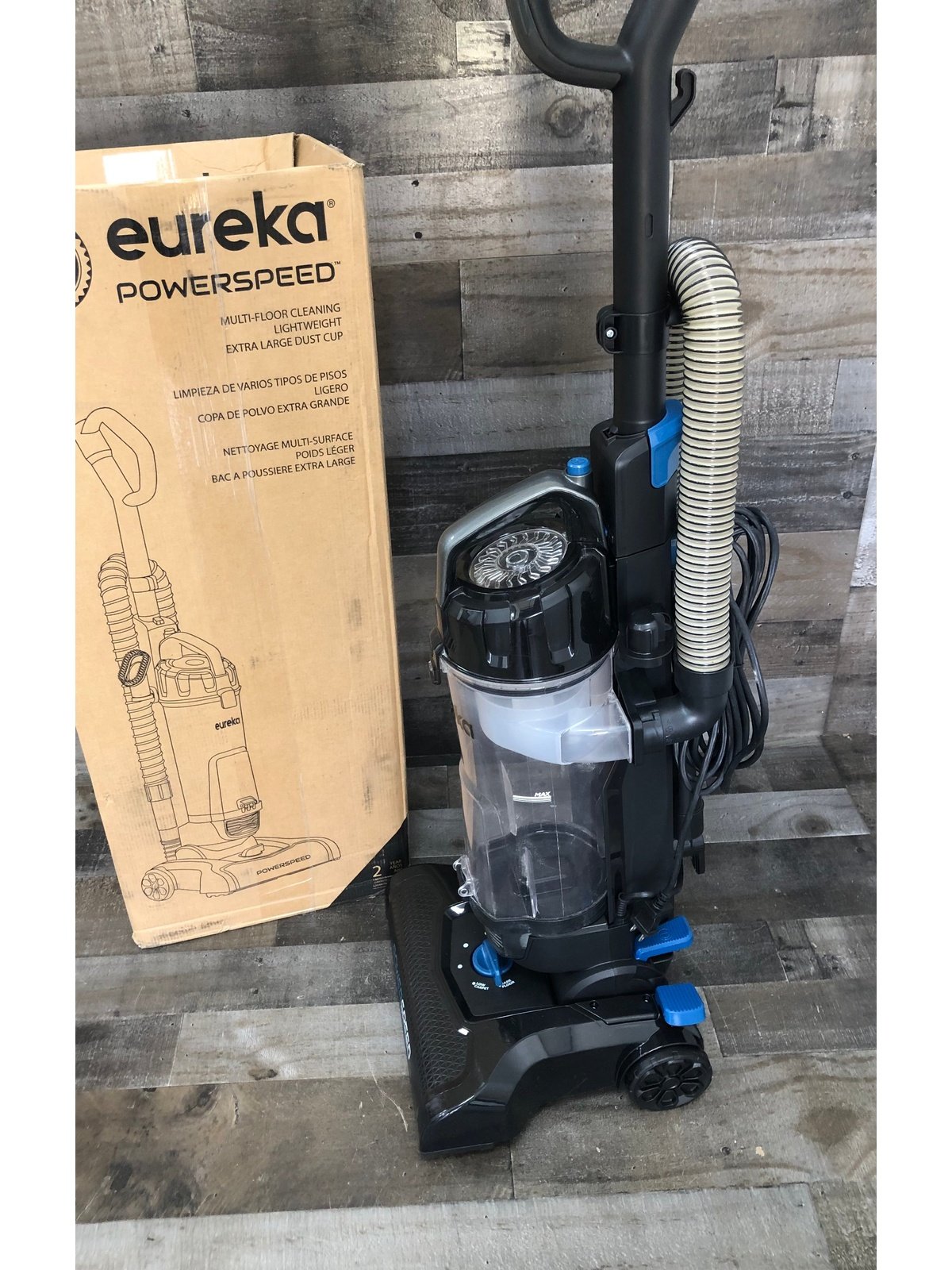 Eureka Airspeed Ultra-Lightweight Compact Bagless Upright Vacuum Cleaner, Replacement Filter, Blue