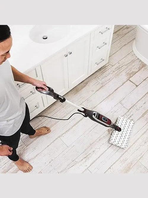 Shark S5003D Genius Hard Floor Cleaning System Pocket Steam Mop, Burgundy/Gray