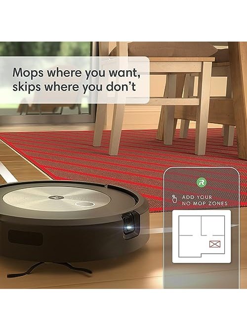 iRobot Roomba i7+ 7550 Robot Vacuum with Automatic Dirt Disposal - Empties Itself for up to 60 Days, Wi-Fi Connected, Smart Mapping, Works with Alexa, Ideal for Pet Hair, Carpets, Hard Floors