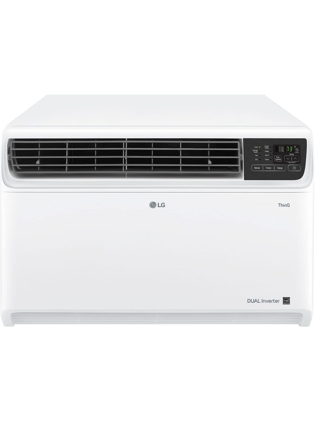 LG 18,000 BTU DUAL Inverter Smart Window Air Conditioner, 230V, Cools 1,000 Sq. Ft. for Bedroom, Living Room, Apartment, Ultra Quiet Operation, ENERGY STAR®, with LG ThinQ, Amazon Alexa & Hey Google ANM Liquidation