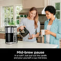 Ninja 12-Cup Programmable Coffee Brewer, 2 Brew Styles, Adjustable Warm Plate, 60oz Water Reservoir, Delay Brew - Black/Stainless Steel - ANM Liquidation