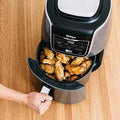 Ninja AF150AMZ Air Fryer XL, 5.5 Qt. Capacity that can Air Fry, Air Roast, Bake, Reheat & Dehydrate, with Dishwasher Safe, Nonstick Basket & Crisper Plate and a Chef-Inspired Recipe Guide, Grey ANM Liquidation