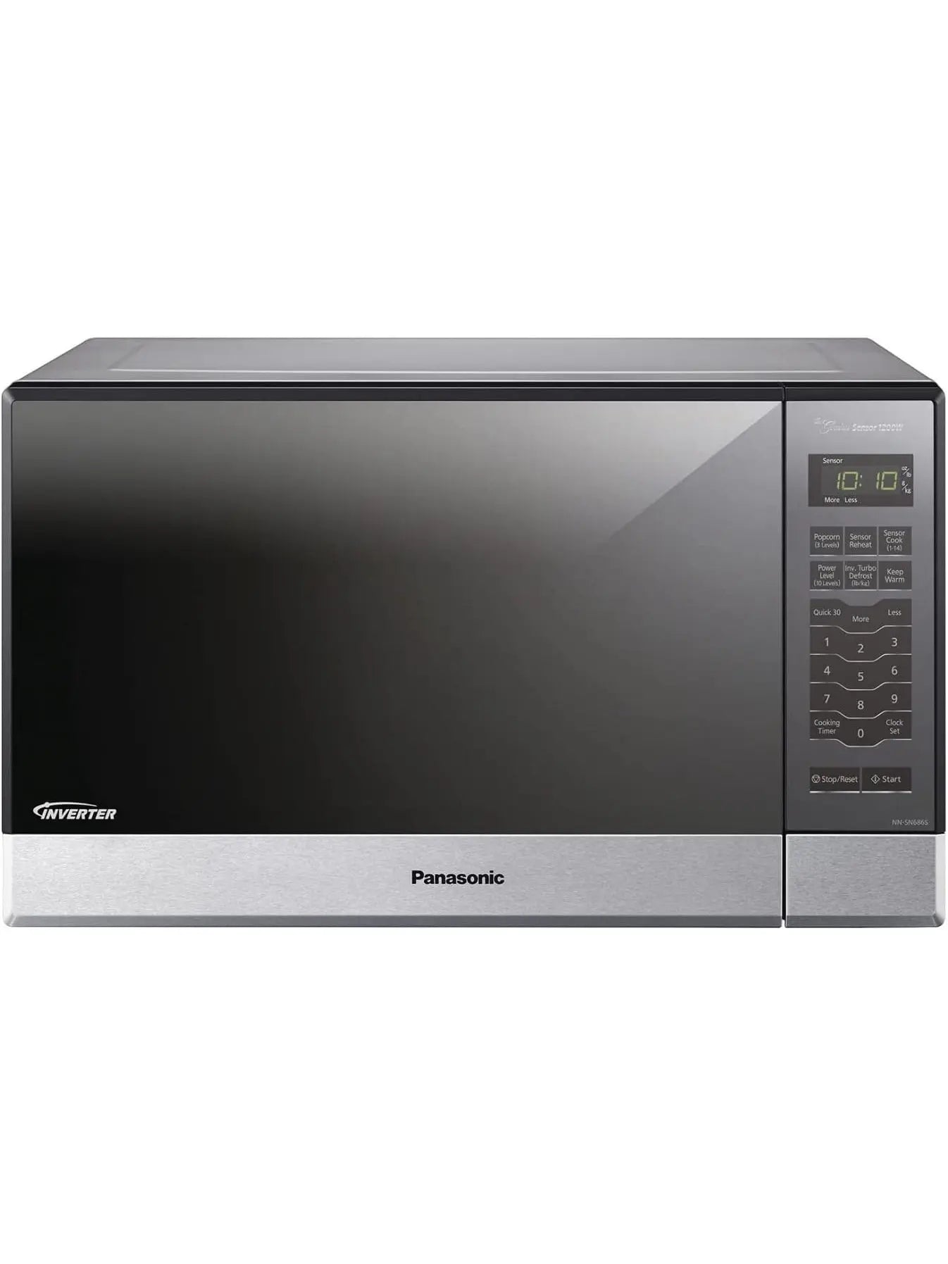 Panasonic Microwave Oven NN-SN686S Stainless Steel Countertop/Built-In with Inverter Technology and Genius Sensor, 1.2 Cubic Foot, 1200W - ANM Liquidation