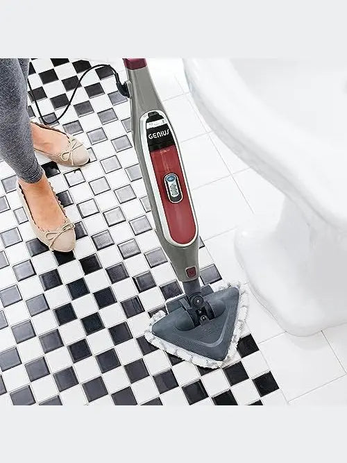 Shark S5003D Genius Hard Floor Cleaning System Pocket Steam Mop, Burgundy/Gray