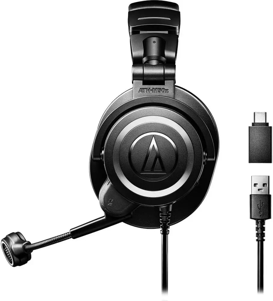 Audio-Technica ATH-M50xSTS-USB StreamSet Streaming Headset,Black - ANM Liquidation