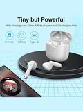 Wireless Earbuds, Bluetooth 5.3 Earbuds Stereo Bass, Bluetooth Headphones in Ear Noise Cancelling Mic, Earphones IP7 Waterproof Sports, 32H Playtime USB C Mini Charging Case Ear Buds for Android iOS