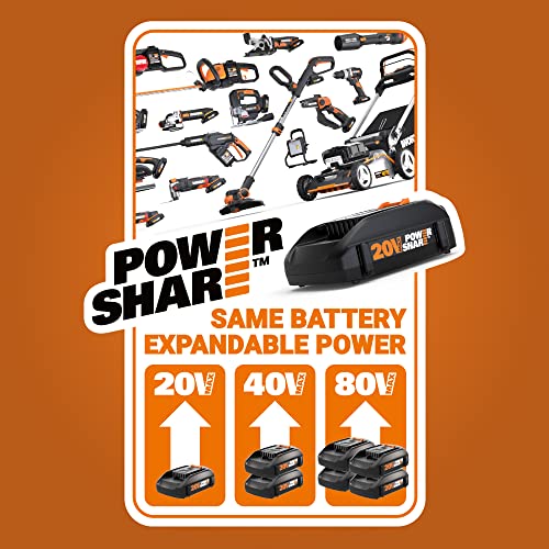 Worx WG323 20V Power Share 10" Cordless Pole/Chain Saw with Auto-Tension (Battery & Charger Included) ANM Liquidation