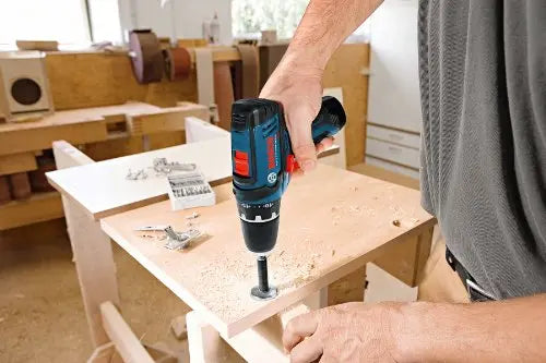 BOSCH CLPK22-120 12V Max Cordless 2-Tool 3/8 in. Drill/Driver and 1/4 in. Impact Driver Combo Kit with 2 Batteries, Charger and Case,Blue - ANM Liquidation