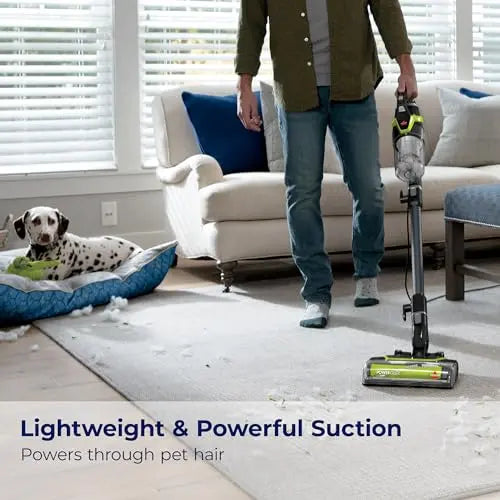 BISSELL PowerGlide Slim Corded Vacuum Powerful Pet Hair Pickup on Carpet & Hard Floors Lightweight Swivel Steering 3-in-1 Capabilities with Dusting & Crevice Tool XL Tank 3070, Black & Green - ANM Liquidation