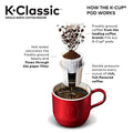 Keurig K-Classic Coffee Maker K-Cup Pod, Single Serve, Programmable, 6 to 10 oz. Brew Sizes, Black - ANM Liquidation