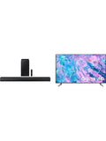 SAMSUNG HW-C450 2.1ch Soundbar w/DTS Virtual X, Subwoofer Included, Bass Boost, Adaptive Sound Lite, Game Mode, Bluetooth, Wireless Surround Sound Compatible Newest Model ,Black