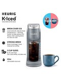 Keurig K-Iced Single Serve Coffee Maker - Brews Hot and Cold - Gray