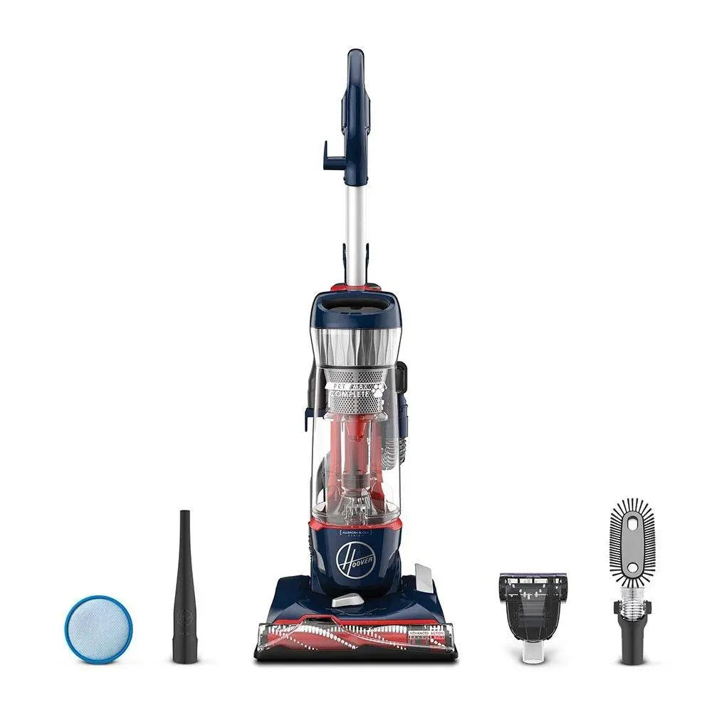 Hoover WindTunnel Tangle Guard Bagless Upright Vacuum Cleaner Machine, for Carpet and Hard Floor, Strong Suction with Anti-Hair Wrap, HEPA Media Filtration, Lightweight, UH77100V, Gray - ANM Liquidation