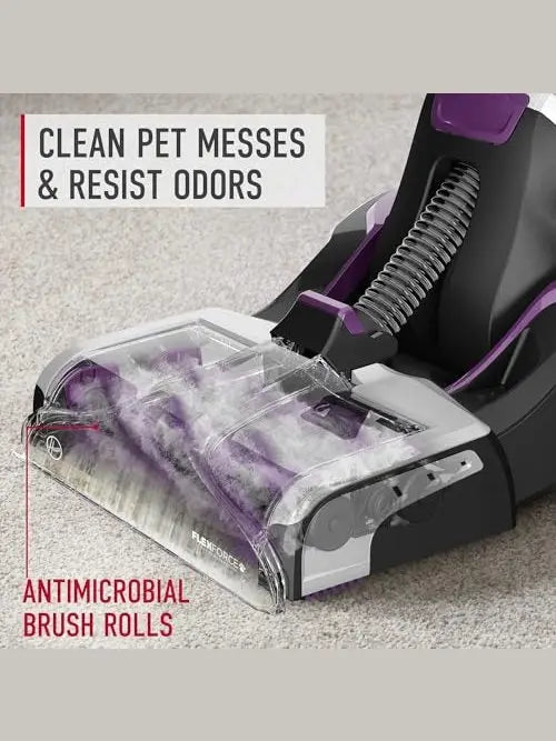 Hoover SmartWash Pet Automatic Carpet Cleaner Machine with Spot Chaser Wand, Deep Cleaning Shampooer, Carpet Deodorizer and Pet Stain Remover, FH53000PC, Purple