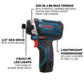 BOSCH CLPK22-120 12V Max Cordless 2-Tool 3/8 in. Drill/Driver and 1/4 in. Impact Driver Combo Kit with 2 Batteries, Charger and Case,Blue - ANM Liquidation