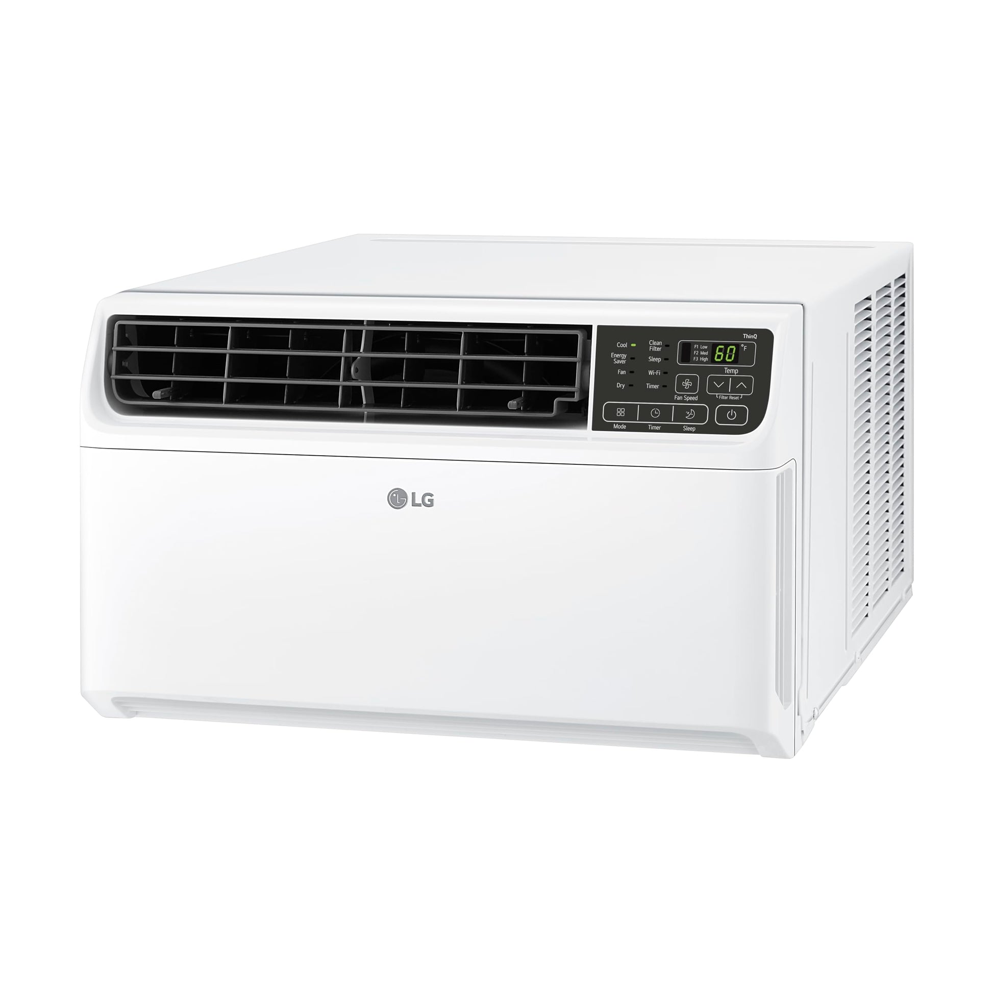 LG 18,000 BTU DUAL Inverter Smart Window Air Conditioner, 230V, Cools 1,000 Sq. Ft. for Bedroom, Living Room, Apartment, Ultra Quiet Operation, ENERGY STAR®, with LG ThinQ, Amazon Alexa & Hey Google ANM Liquidation