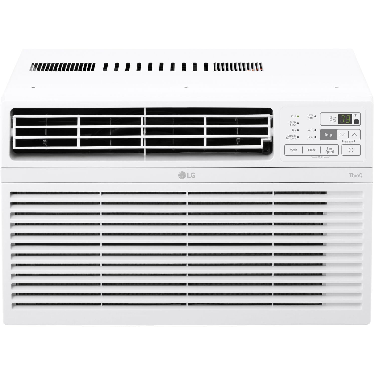 LG LW1824RD, White 18,000 Window Air Conditioner, 230/208V, 1,000 Sq.Ft. (25' x 40' Room Size), Quiet Operation, Electronic Control with Remote, 3 Cooling & Fan Speeds, Auto Restart, 18000 BTU ANM Liquidation