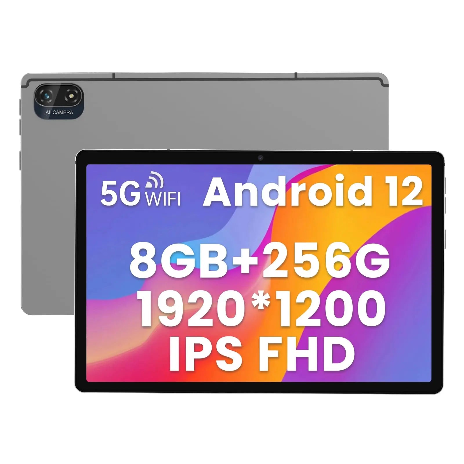 2023 Tablet with 6GB + 128GB + 512 Extension, 10.3 Inch Android Tablet with Octa-Core, 4G LTE Cellular, 1920x1200 FHD, 13+5 MP Camera, 7500 mAh Battery, 5G WIFI, 2 Sim Slots, Bluetooth 5.0, GMS, GPS - ANM Liquidation