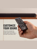 Polk Audio Signa S2 Low Profile TV Sound Bar, Works with 4K & HD TVs, Wireless Subwoofer, Includes HDMI & Optical Cables, Bluetooth Enabled, Black