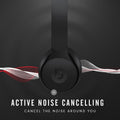 Beats Solo Pro Wireless Noise Cancelling On-Ear Headphones - Apple H1 Headphone Chip, Class 1 Bluetooth, 22 Hours of Listening Time, Built-in Microphone - Black - ANM Liquidation