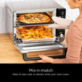 Ninja DCT401 12-in-1 Double Oven with FlexDoor, FlavorSeal & Smart Finish, Rapid Top Convection and Air Fry Bottom , Bake, Roast, Toast, Air Fry, Pizza and More, Stainless Steel - ANM Liquidation