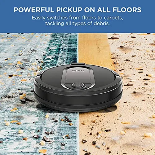 Shark RV1001AE IQ Robot Self-Empty XL, Robot Vacuum with IQ Navigation, Home Mapping, Self-Cleaning Brushroll, Wi-Fi Connected, Works with Alexa, Black - ANM Liquidation